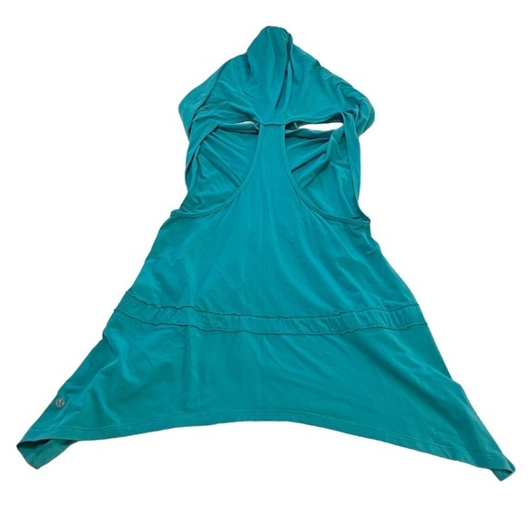 Lululemon Hooded T Back Tank Swim Beach Cover Up Dress L boho vacation - Picture 8 of 14